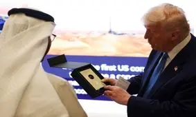 هدیه نفتی به ترامپ/ ترامپ:‌ طبیعی‌ست که خیلی خوشحال نباشم/ ویدئو