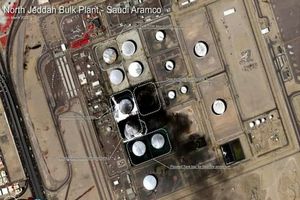 تصاویر ماهواره‌ای از خسارات وارده به شرکت آرامکو