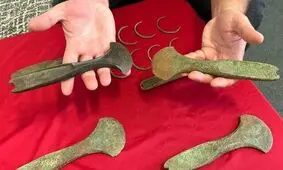 کشف سلاح و زیورآلات ۳۶۰۰ ساله

