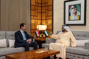 بشار اسد در اولین سفر به یک کشور عربی از آغاز جنگ سوریه، وارد امارات شد