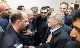 مراسم ختم سردار محمد ربیعی برادر سخنگوی دولت روحانی با حضور پزشکیان/ تصاویر
