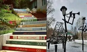  هنر خیابانی؛ ۱۰ شاهکار هنری خلاقانه که «کتاب و موسیقی» را به تصویر می‌کشند/ تصاویر