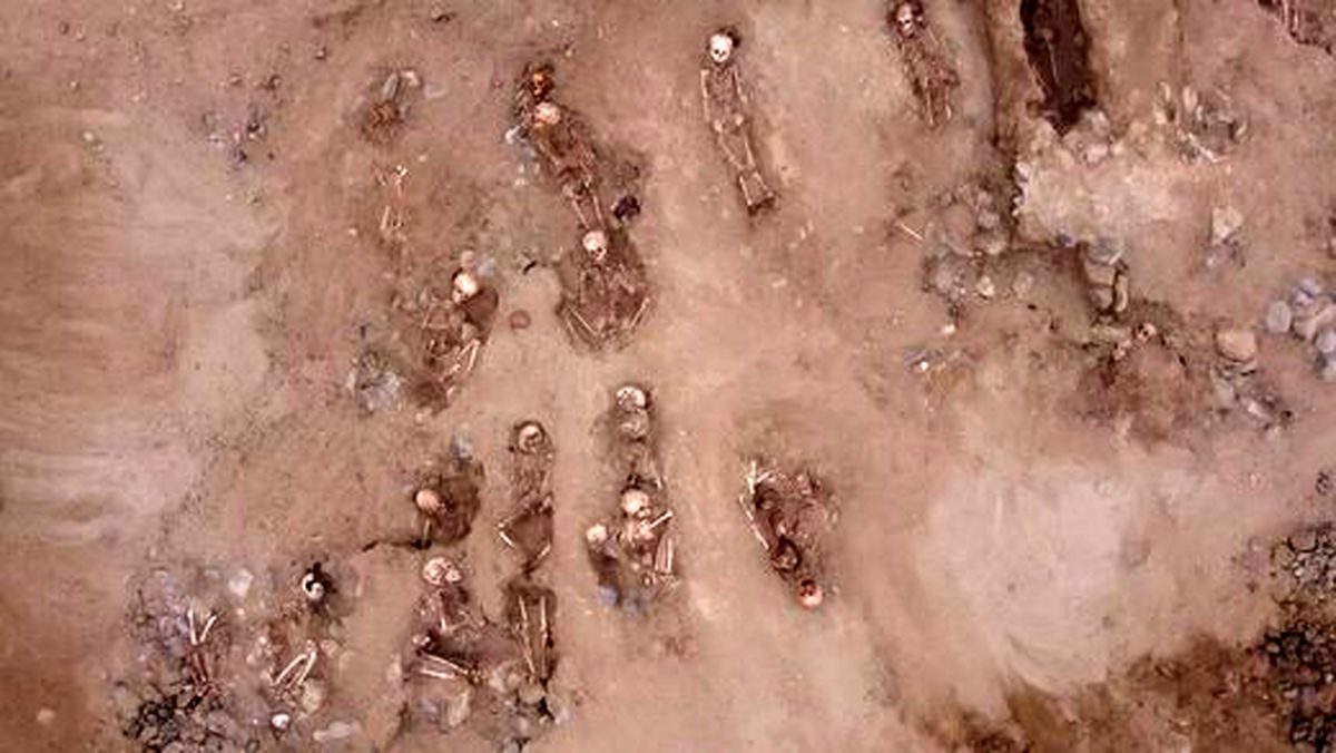 76 کودک قربانی با قلب های کنده شده در حفاری پرو یافت شدند