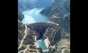 تصاویری از عظمت سد کارون ۳ ایذه، خوزستان/ ویدئو