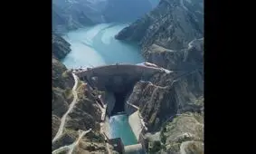 تصاویری از عظمت سد کارون ۳ ایذه، خوزستان/ ویدئو