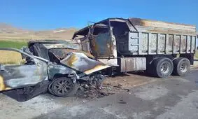 خواب آلودگی راننده کامیون در فارس 3 نفر را راهی قبرستان کرد

