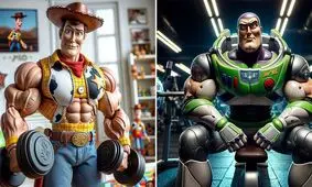 یادآوری خاطرات با نسخه بدنساز داستان اسباب بازی ها/ تصاویر