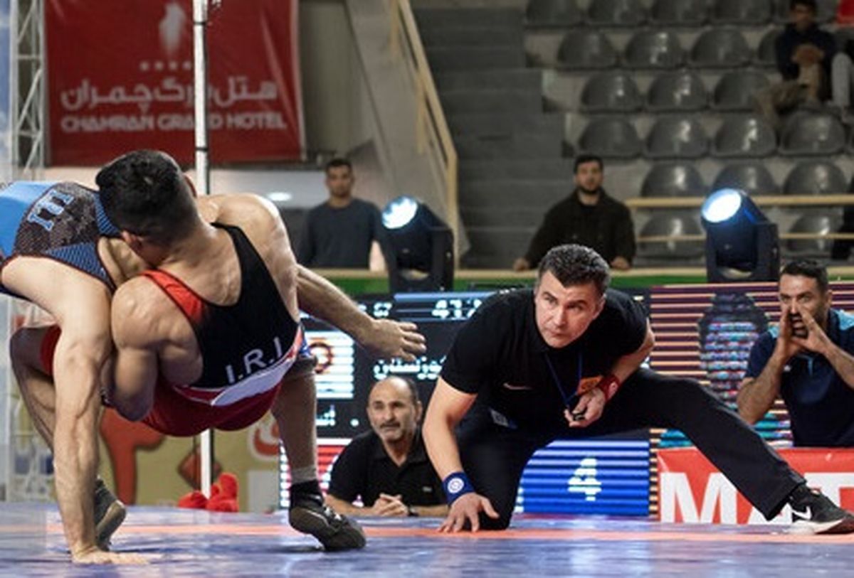 قهرمانی تیم کشتی فرنگی ایران در المپیک دانش آموزی