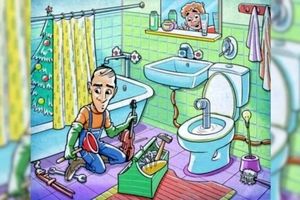 تست هوش/ ده تناقض را در این تصویر پیدا کنید