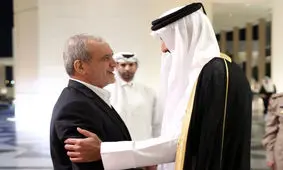 استقبال رسمی رئیس‌جمهور از امیر قطر/ ویدئو

