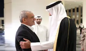 استقبال رسمی رئیس‌جمهور از امیر قطر/ ویدئو

