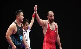 زارع بهترین آزادکار جهان از نگاه اتحادیه جهانی کشتی/ عکس
