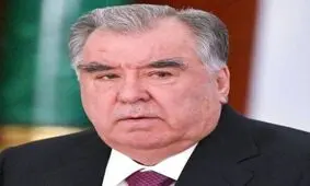 حضور رییس‌جمهوری تاجیکستان در مراسم ادای احترام و وداع با پیکر مطهر رهبر شهید