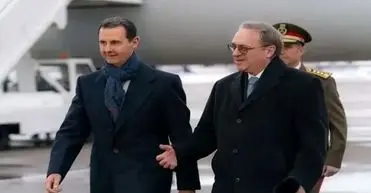 بشار اسد در مسکو مغازه زد