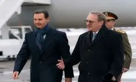 بشار اسد در مسکو مغازه زد