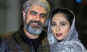 مهدی پاکدل و همسرش رعنا آزادی ور در کافه وریا غفوری