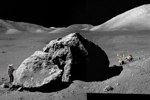 تاریخ پنهان ماه در سنگ سوغات ماموریت «آپولو ۱۷»