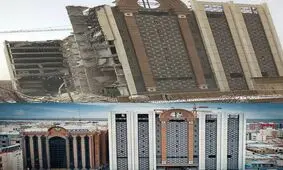 ۳۲ نفر از آوار ریزش ساختمان متروپل نجات یافتند