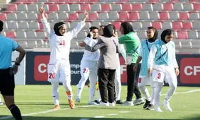 پیروزی دختران فوتبال ایران مقابل هند