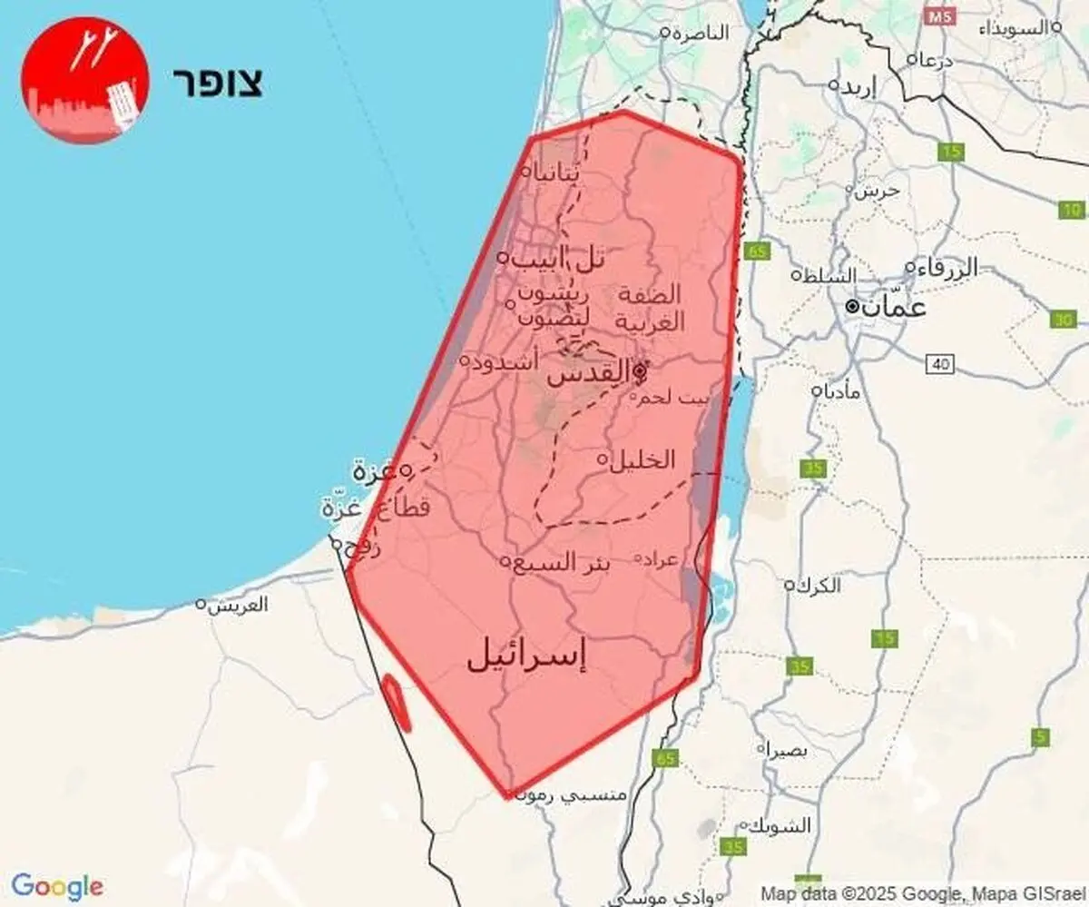 فعال شدن آژیر هشدار در یک شهرک اسرائیلی در کرانه باختری
