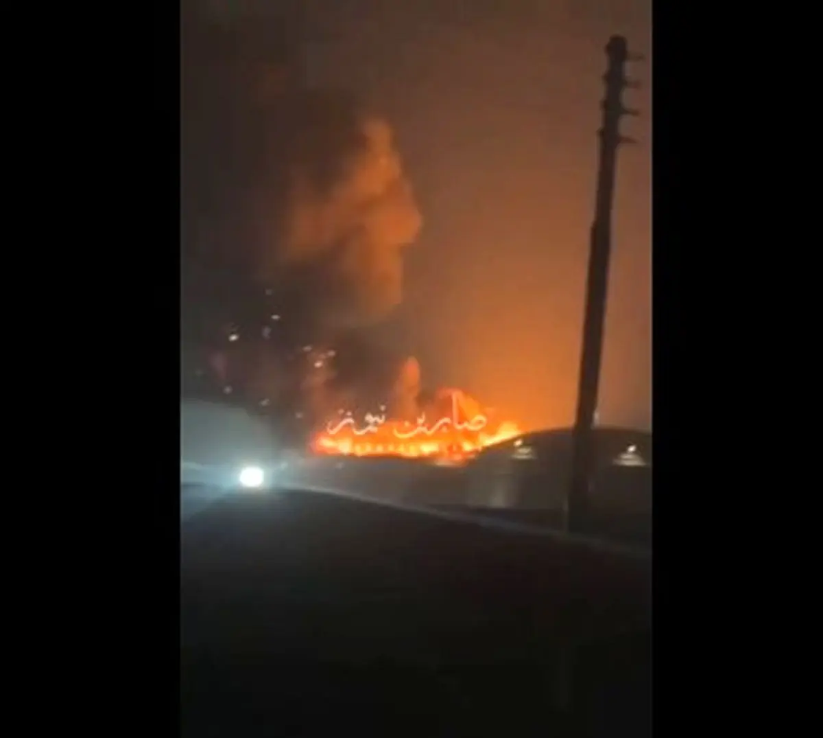 حمله پهپادی به پالایشگاهی در اربیل/ ویدئو
