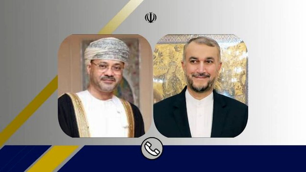 رایزنی تلفنی وزیران امور خارجه ایران و عمان در مورد مذاکرات رفع تحریم‌ ها