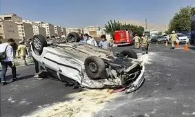 مرگ دلخراش ۸ عضو یک خانواده در تصادف رانندگی
