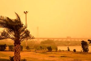 میزان گرد و غبار در ۱۳ شهر خوزستان بالای حد مجاز است