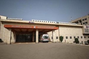 لحظه بمباران تنها بیمارستان ترکیه برای بیماران سرطانی در غزه/ ویدئو