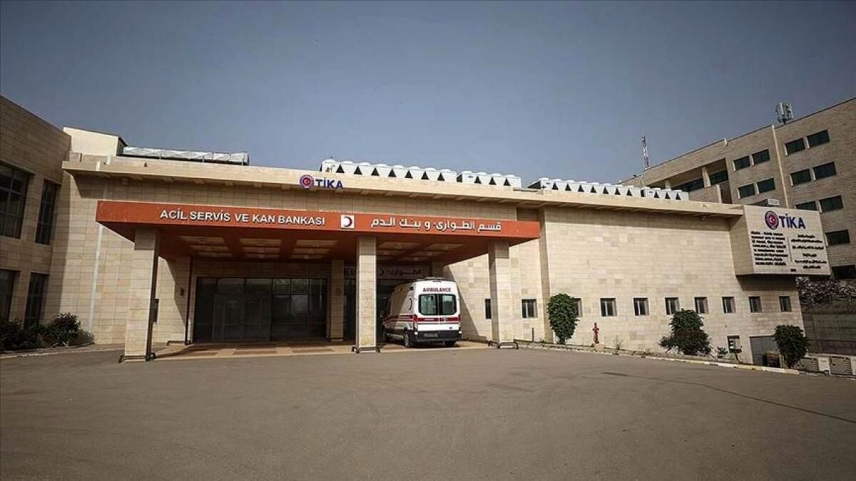  لحظه بمباران تنها بیمارستان ترکیه برای بیماران سرطانی در غزه/ ویدئو