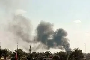 دود سیاه اطراف شهر بهبهان مربوط به سوزاندن لاستیک است