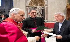 وزیر میراث‌ فرهنگی کشورمان با پاپ لئو چهاردهم دیدار کرد

