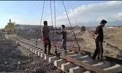  پل راه‌آهن شهرستان چهارباغ، ۴۸ ساعت پس از حمله ترمیم شد
