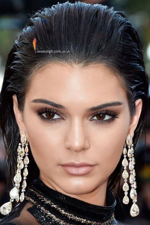 گوشواره,مدل گوشواره,مدل گوشواره آبشاری بلند به سبک کندال جنر Kemdall Jenner