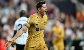 لواندوفسکی بازیکن ماه لالیگا شد

