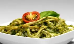 دستور پخت پاستا پستو بدون مرغ