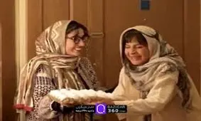 یک شانه تخم مرغ؛ هدیه خاطره حاتمی به سیما تیرانداز/ ویدئو