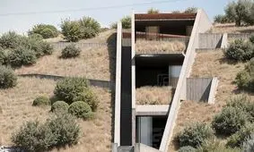 این خانه تمام تصورات بیننده درباره زیبایی را تغییر می دهد/ احساس تبدیل شدن به بخشی از زمین/ تصاویر
