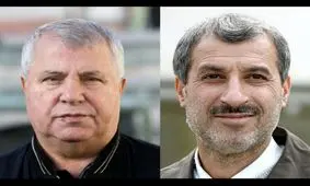 علی پروین و محمد مایلی‌کهن در راهپیمایی بهمن ۵۷/ عکس

