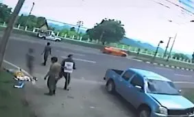 لحظه جدا شدن روح از بدن یک زن در تصادف رانندگی/ فیلمی که جهان را تکان داد/ ویدئو 