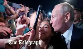 بوسه پوتین بر سر دختران دربند/ ویدئو