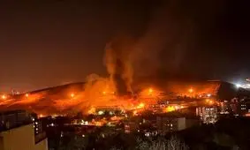 اولین تصاویر از دوربین‌های مداربسته زندان اوین در شب آتش‌سوزی