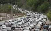 تفریح لاکچری مسافران در جاده مسدود شده شمال/ ویدئو