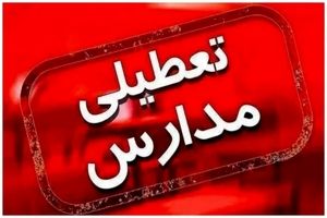 مدارس این شهر دوشنبه تعطیل شد