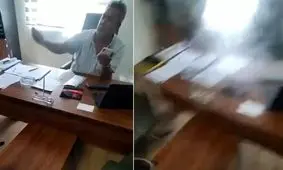  زنی پس از اخراج روی سر رئیسش آب جوش ریخت