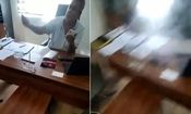  زنی پس از اخراج روی سر رئیسش آب جوش ریخت