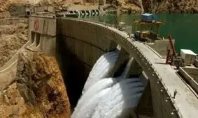 کاهش شدید آب سد کرخه؛ تولید برق متوقف شد