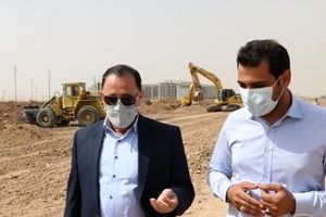 ادامه عملیات احداث بلوار ۴۵ متری مسیر تکمیل کننده ۱۸ متری چهارم تا میدان امام رضا(ع) اهواز