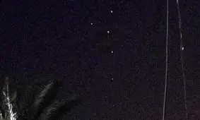 مشاهده اجسام عجیب در آسمان جنوب ایران/ ویدئو