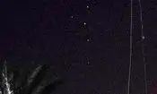 مشاهده اجسام عجیب در آسمان جنوب ایران/ ویدئو